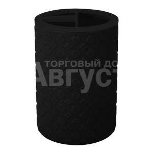 Стакан для зубных щеток Plast Team PT502310028 Black, пластик