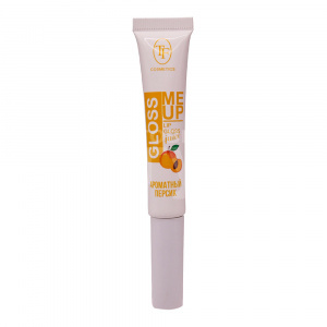 Блеск для губ Triumf Juice Gloss с ультраглянцевым эффектом, Ароматный персик, тон 02