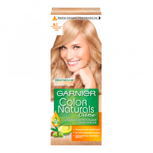 Краска для волос Garnier Color Naturals тон 9.1, Солнечный пляж