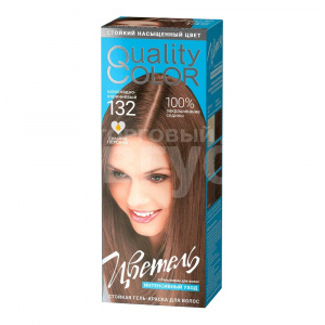 Гель-краска для волос Estel Цветель Vital Quality Color тон 132, шоколадно-коричневый