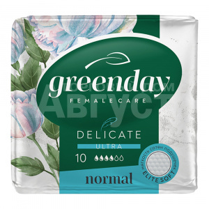 Прокладки гигиенические Green Day Delicate Ultra Normal Dry, 10 шт