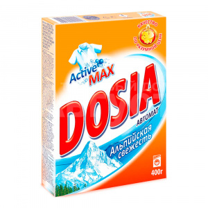 Стиральный порошок Dosia Альпийская свежесть, автомат, 400 г