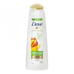 Шампунь-филлер Dove Глубокое питание и восстановление Манго, женский, 380 мл