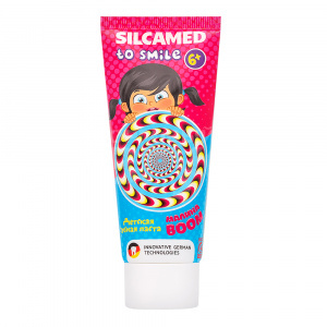 Зубная паста детская SILCAMED To Smile Малина BOOM 6+, 65 г