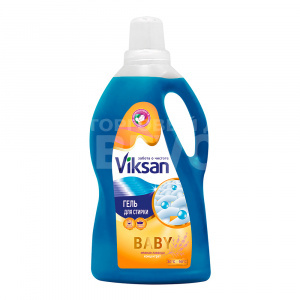 Гель для стирки Viksan Нежная лаванда для детских вещей, концентрат, 1,5 л