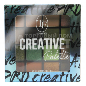 Тени для век Triumf Creativa Palette палетка 16 оттенков, цветная, тон 05