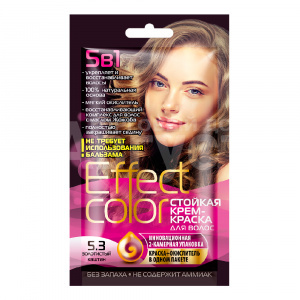 Краска для волос Effect color 5.3 Золотисто - каштановый