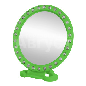 Зеркало ZCDE-43 настольное круглое, 14,5 см, зеленый