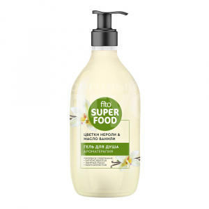 Гель для душа SUPERFOOD FITO Ароматерапия цветки нероли и масло ванили, 520 мл