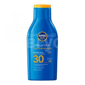 Лосьон для загара Nivea SUN Защита и увлажнение, SPF30, 100 мл