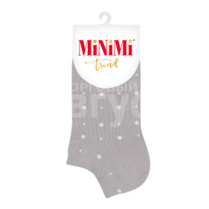 Носки женские Minimi MINI TREND 4203 укороченные в горошек, размер 39-41, Grigio Chiaro