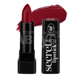 Помада для губ Triumf Matte Secret Lipstick матовая, настоящий красный, тон 939