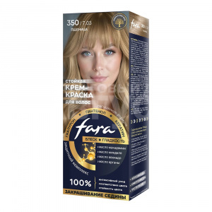 Крем-краска для волос Fara NC тон 350/7.03, пшеница