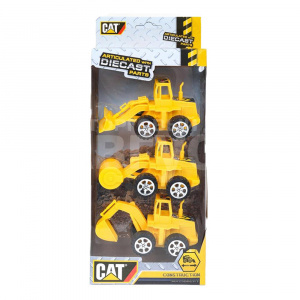 Игровой набор 2103C253 (144) Строительная техника cat, 11 см, 3 шт