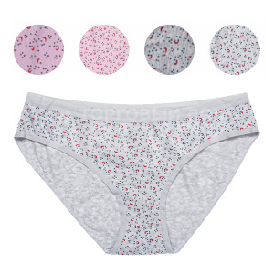 Трусы женские Cherry Girl 61242 размер L, слипы, розовый, белый, сиреневый, серый