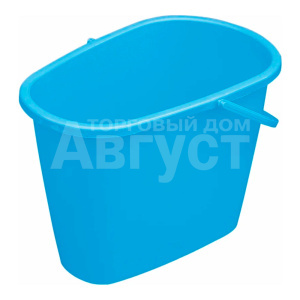 Ведро 071080 AZUR, без крышки, овальное, пластиковое, 8 л