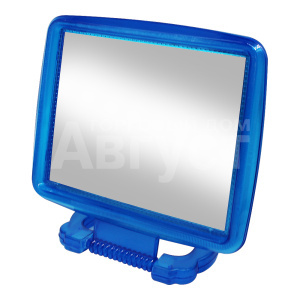 Зеркало ZCDE-17-2 настольное квадратное, 25,5 см, синий