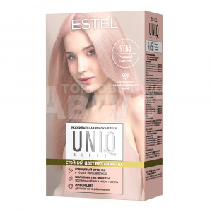 Краска-блеск для волос Estel Uniq Sense Ухаживающая без аммиака тон 9.65, блондин фиолетово-красный