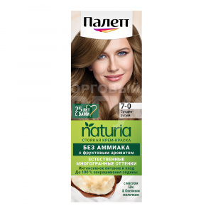 Краска для волос Palette Naturia тон 7-0, Средне-русый, 50 мл