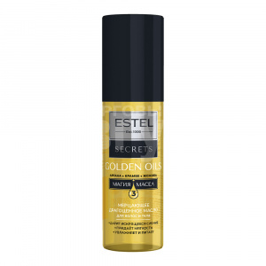 Масло для волос Estel Secrets Golden Oils мерцающее драгоценное, Магия масел, 100 мл