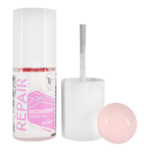 Средство для ногтей Triumf REPAIR EXTRA, с коллагеном, нежно-розовый, 8 мл