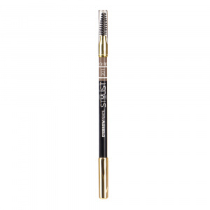 Карандаш для бровей Triumf Eyebrow Pencil Stylist с щеточкой, пепельный блонд, тон 201