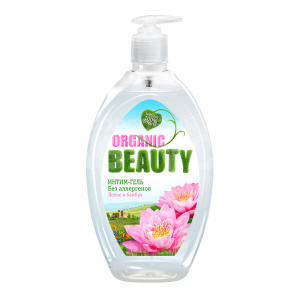 Гель Organic Beauty для интимной гигиены лотос и бамбук, 500 мл