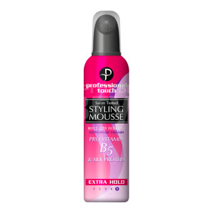 Мусс для укладки волос B5 Professional Touch Pro vitamin & silk protein, экстрасильная фиксация, 150 мл