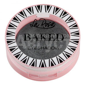 Тени для век LaRosa Baked LE 1112-10, перламутровые запеченные, одинарные, мерцающий черный