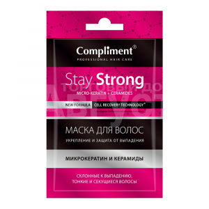 Маска для волос Compliment Stay strong Укрепление и защита от выпадения, 25 мл