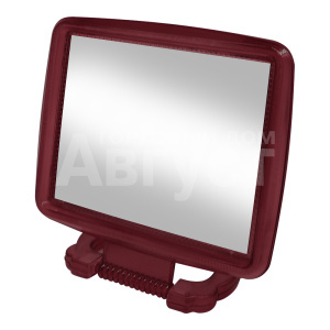 Зеркало ZCDE-17-1 настольное квадратное, 25,5 см, коричневый