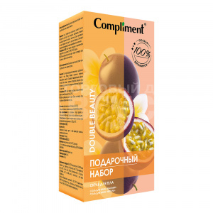 Набор подарочный Compliment №1830 Double Beauty (скраб для тела + соль 2 шт), женский