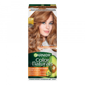 Крем-краска для волос Garnier Color Naturals тон 7.34, Янтарь