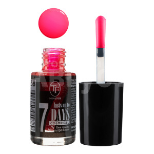 Лак для ногтей Triumf Color Gel рубиновая страсть, тон 258, 8 мл