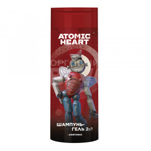 Гель для душа Atomic Heart 2 в 1 Афигенно, тонизирующий, мужской, 400 мл