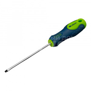 Отвертка Bartex 317418 шлицеваяSL3,0х100 мм, CrV, 2двухкомпанентная ручка, 100 мм
