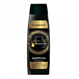 Шампунь Compliment Argan Oil + Hyaluronic Acid Питание и восстановление, женский, 400 мл