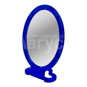 Зеркало ZCDE-11 настольное овальное 18*12 см, синий