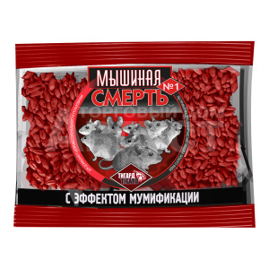 Родентицид от грызунов Мышиная смерть, зерно, 100 г