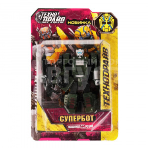 Игрушка 2007L033-R Робот супербот, трансформирующийся в машину, 12*20*4 см
