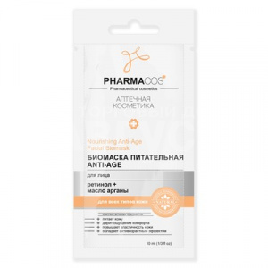 Биомаска Витэкс Pharmacos питательная Anti-age, с еврослотом, 10 мл