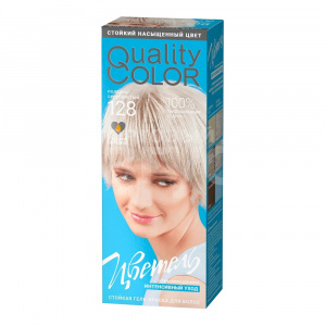 Гель-краска для волос Estel Цветель Vital Quality Color тон 128, полярно-серебристый