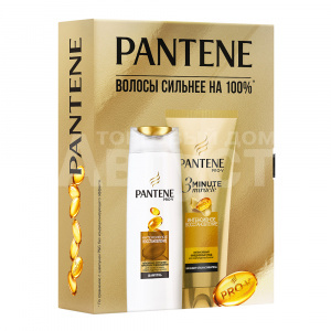Набор подарочный PANTENE Интенсивное восстановление (шампунь, бальзам)