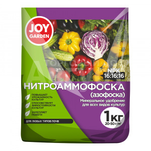 Удобрение JOY Нитро-аммофоска, пакет, 1 кг, 1 шт