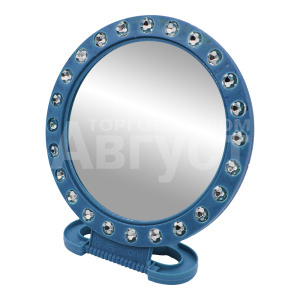 Зеркало ZCDE-42-4 настольное круглое, 12,5 см, синий