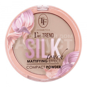 Пудра компактная Triumf Пудра TF Silk touch I'm Trend бархатистая, Бисквит, тон 04