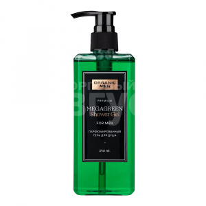 Гель для душа Organic Men Megagreen, мужской, 250 мл