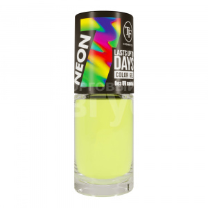 Лак для ногтей Triumf Color Gel Neon, лимонно-желтый неоновый, тон 310, 8 мл