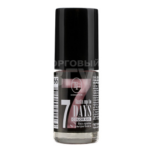 Лак для ногтей Triumf Color Gel серебристо лиловый, тон 266, 8 мл