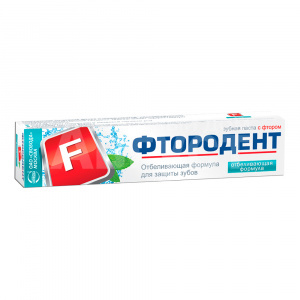 Зубная паста Фтородент Отбеливающая, 62 г